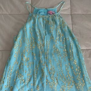 Lilly Pulitzer sleeveless with gold detail